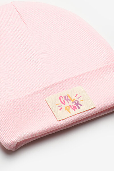 Le Mabelle Powder Girl Power Mottolu Children's Beanie