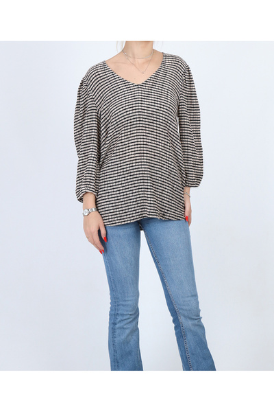 Evendi Blouse, Cream/Black