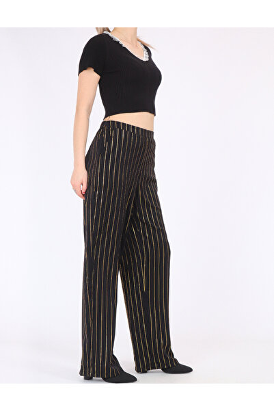 VILA Pants, Black