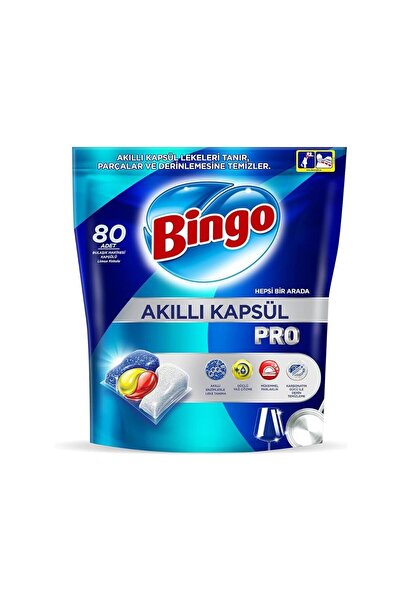 Bingo Bulaşık Makinesi Tableti Akıllı Pro 80'Li 1 Adet