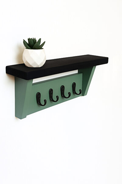 Efem Dekor 4 kancalı Ahşap Anahtarlık Hol Antre Askılık Duvar Portmanto Askıl...