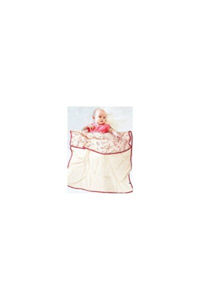 Karl Hausmann Dreamy Cotton Blanket, 100 x 90 cm, Ecru-Red - Wallaboo