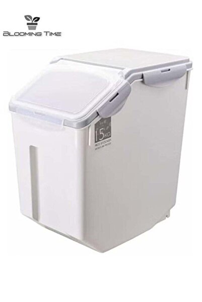 BLOOMING TIME Large Size Rice Storage Bucket, Sealed Storage, Open Lid To Take, Moisture-Proof, Moisture Proof 15K