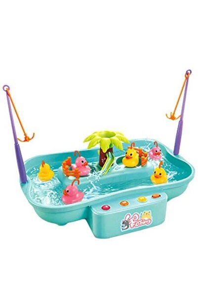 sharpdo Electric Rotating Magnetic Fish Catching Toy for Kids Multicolour