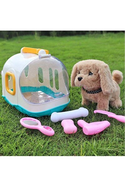 BLOOMING TIME جرو الكلب الذهبي الكهربائي يمكنه المشي والنباح وهز ذيله، ألعاب ...