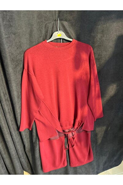 Bulutbutik1 Kadın Tesettürlü Detaylı Eşofman Takımı