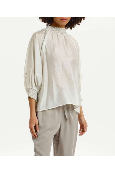 Lounge Nine Oversized Blouse, Beige