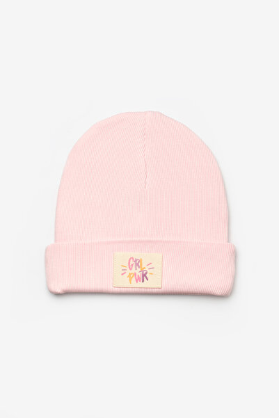 Le Mabelle Powder Girl Power Mottolu Children's Beanie