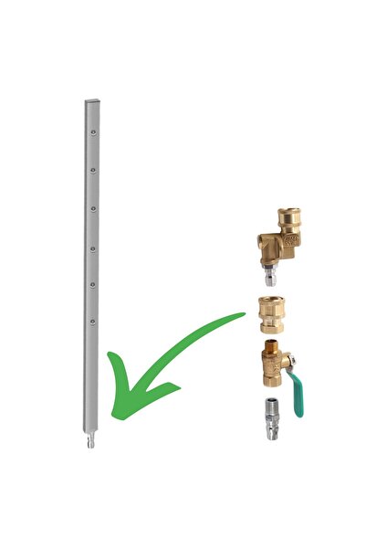 OEM Air/water lance, useful length 80cm, width 0.6 cm, for cleaning/washing r...