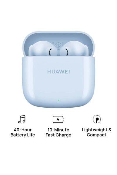 Huawei FreeBuds SE 2 True Wireless In-Ear Earbuds, 40h Battery, 3h Playback on 10-min Charge (Isle B