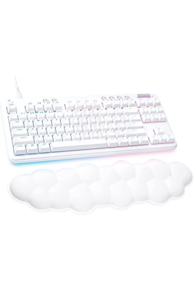 Logitech G Logitech G713 Wired Mechanical Gaming Keyboard LIGHTSYNC RGB, GX Brown, White Mist