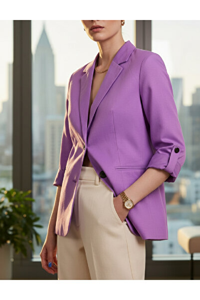 PIECES Jacket, Purple