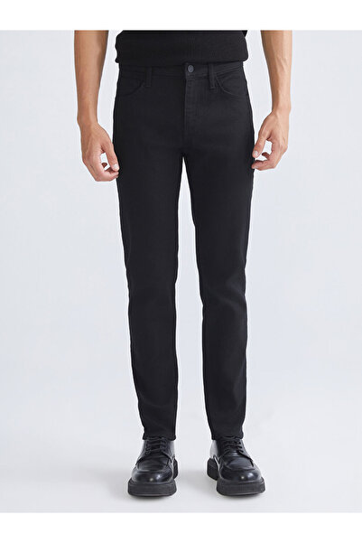 LC Waikiki Ανδρικό τζιν παντελόνι μαύρο 730 Carrot Fit