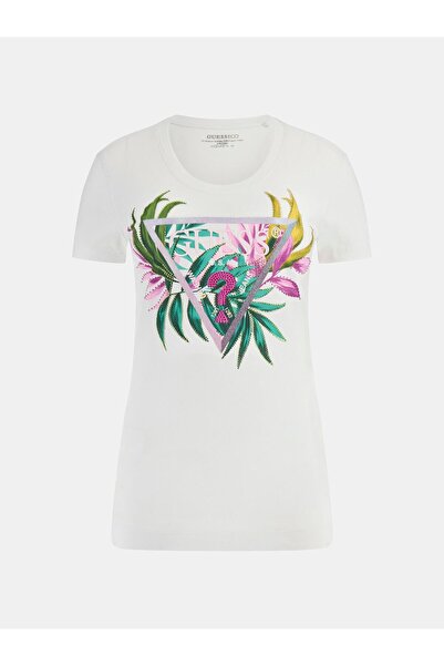 Guess Cn Ss Leaf Women's Slim Fit T-Shirt