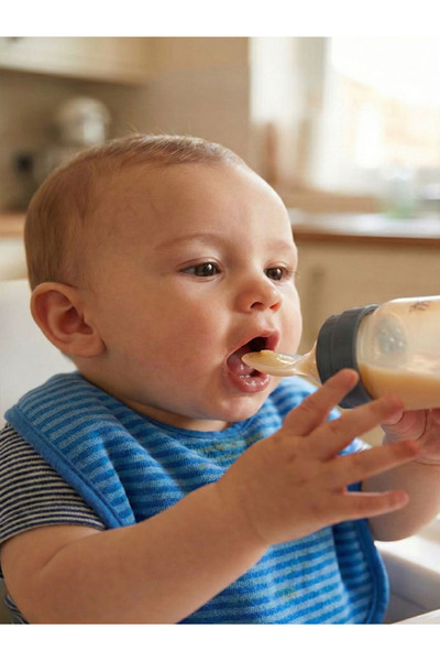 bbet 🍼 Effortless Feeding: The Perfect Silicone Squeeze Feeder Bottle (4m+, ...