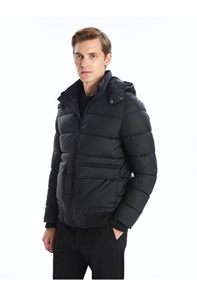 LC Waikiki Standard Mold Hooded Men's Coat