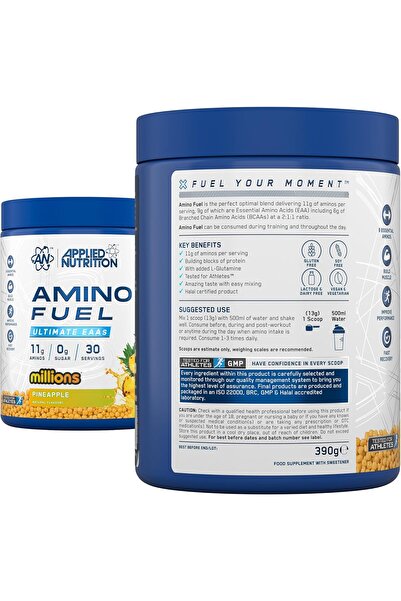 applied nutrition Amino Fuel EAA Pineapple 30 Servings, 11g of Aminos Per Serving