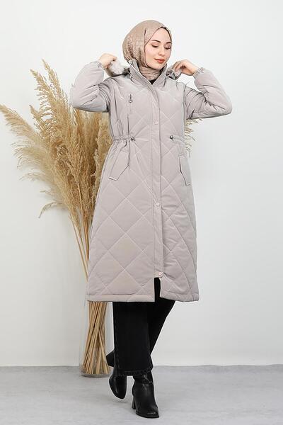 GİYZAMİLA Clara Fur Coat Light Mink