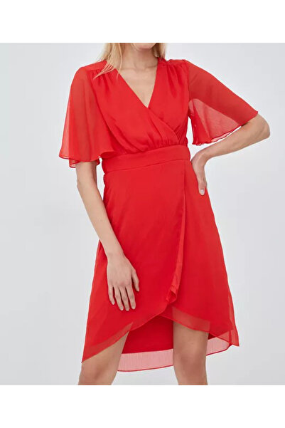 VILA Short dress, Red