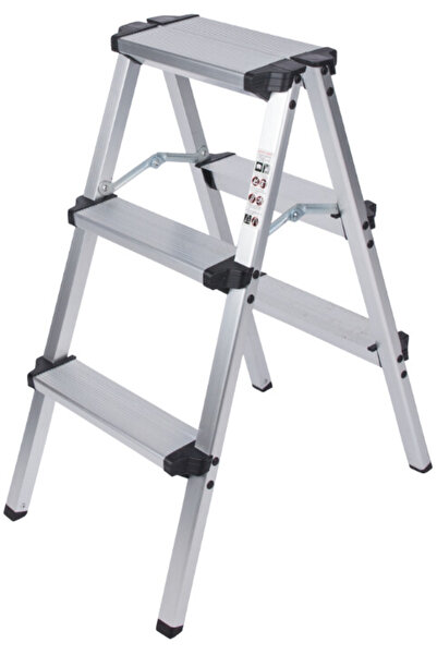 Evotools ETS Aluminum Double Ladder - Total Height 73 cm