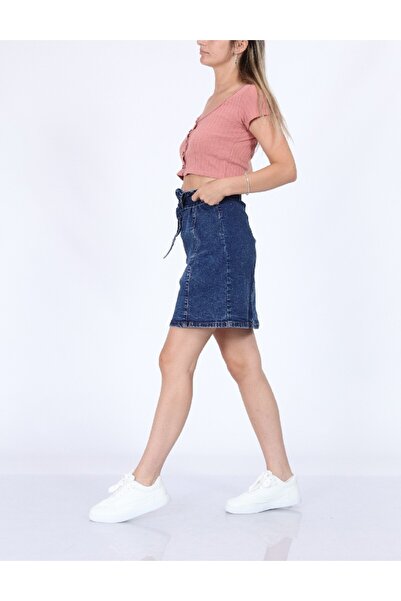 PIECES Skirt, Navy Blue