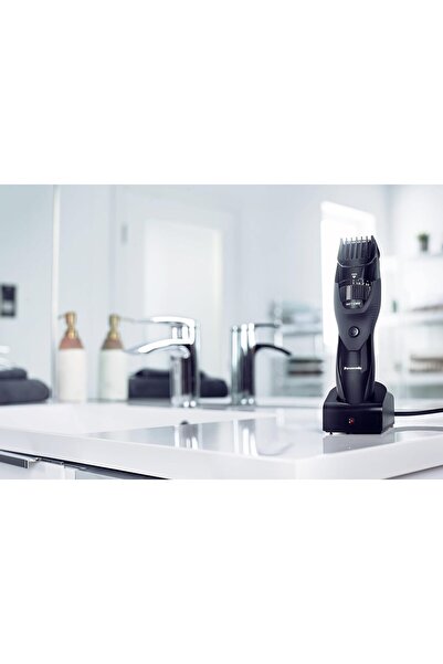 PANASONIC Rechargeable Wet And Dry Beard Trimmer Kit Black/Silver/Clear