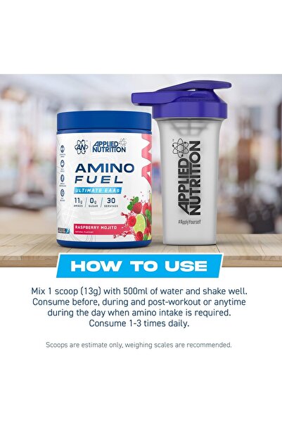 applied nutrition Amino Fuel EAA, Cola Blast, 30 Servings, 11g of Aminos Per Serving