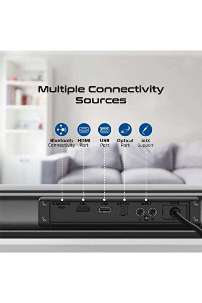 Promate 30W BassBoost SoundBar with Subwoofer StreamBar-30