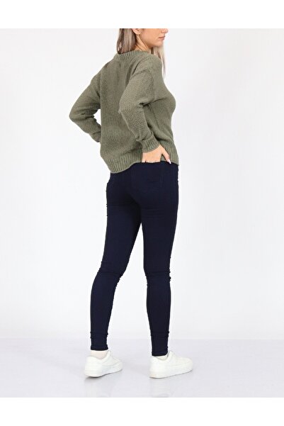 PIECES Pants, Dark Navy