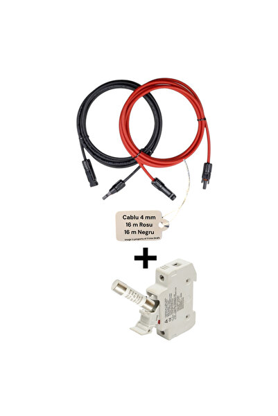 OEM Solar photovoltaic cable set 2x15, black & red 4 mm with UV protection + ...