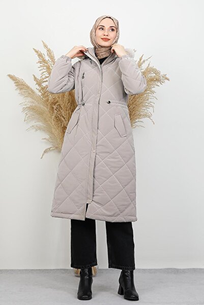 GİYZAMİLA Clara Fur Coat Light Mink