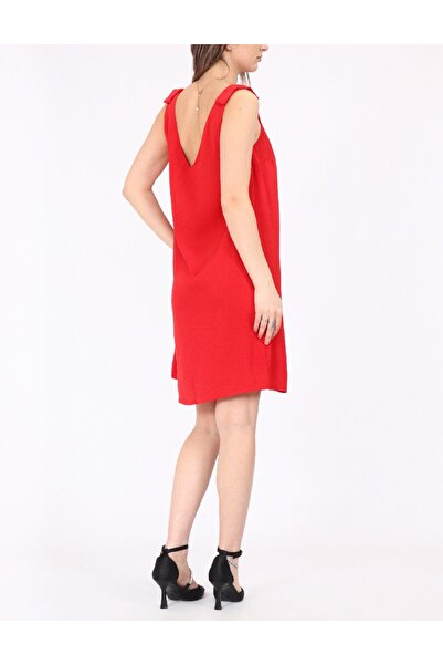 VILA Short dress, Red
