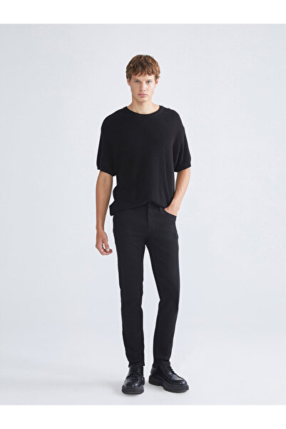 LC Waikiki Ανδρικό τζιν παντελόνι μαύρο 730 Carrot Fit