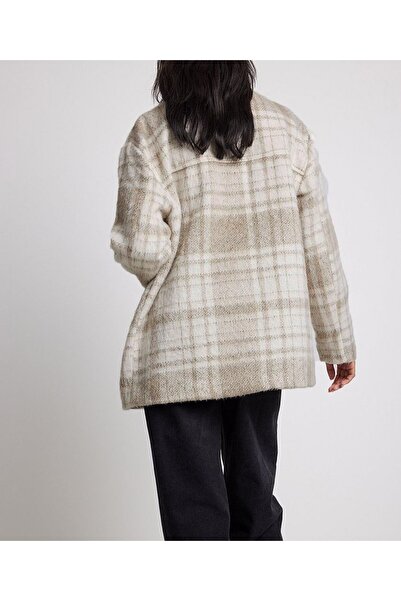 NA-KD Oversized Jacket, Beige