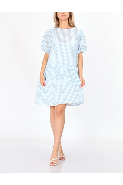 PIECES Rochie, Albastru