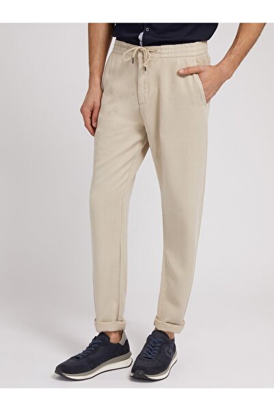 Guess Mick men's leather loose fit pants