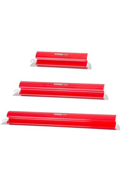 Strend Pro Σετ 3 επαγγελματικών μυστριών, από ανοξείδωτο ατσάλι, 40, 60, 80 cm,