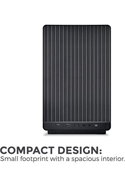 Lian Li A3 mATX Compact Case - Black (A3X-WD)