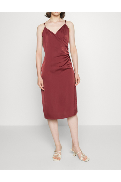 VILA Medium dress, Burgundy