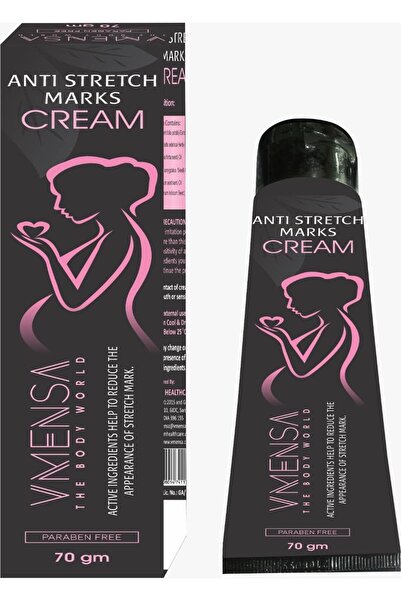 VMENSA Anti Stretch Marks Cream for Pregnancy (70g) - Moisturizing, Improves Skin Elasticity