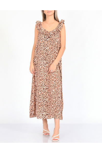 Jacqueline De Yong Dress, Animal print