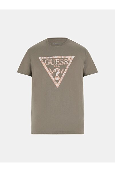 Guess Ανδρικό μπλουζάκι με λεπτή εφαρμογή Ss Cn Triangle