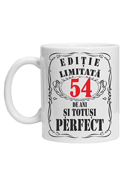 CRD PRINT Personalized mug 'limited edition', 54 years, CRD PRINT, 330 ml, white