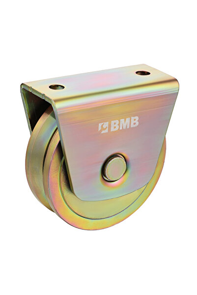 Lawazim عجلة BMB V-Groove Caster - عجلة مسار بوابة صلبة 100 مم