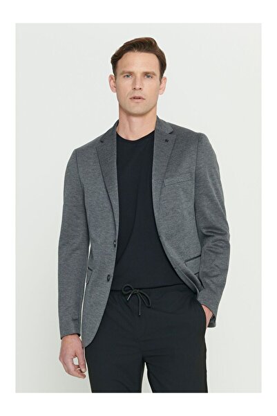 LC Waikiki Men's Anthracite 360 All Direction Stretch Slim Fit Slim Fit Mono ...