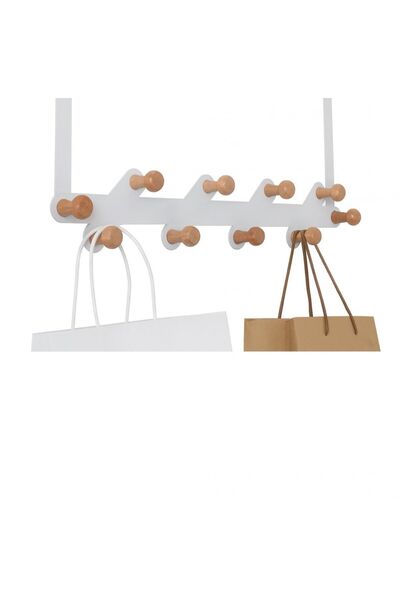 VENON Клас Модель БІЛИЙ 50 см Американська вішалка для дверей Металевий корпу...