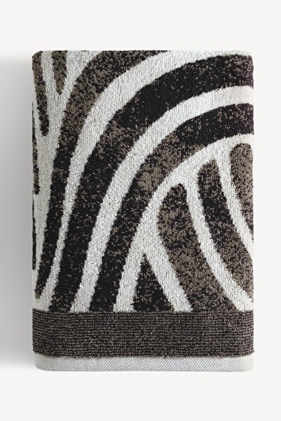 Cherx Pluma Yarn Dyed 2-Piece Bath Towel Set Stone 76X150