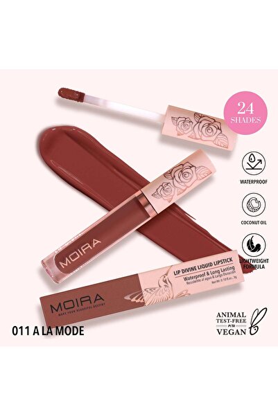 MOİRA أحمر شفاه سائل ليب ديفاين (011، أ لا مود)
