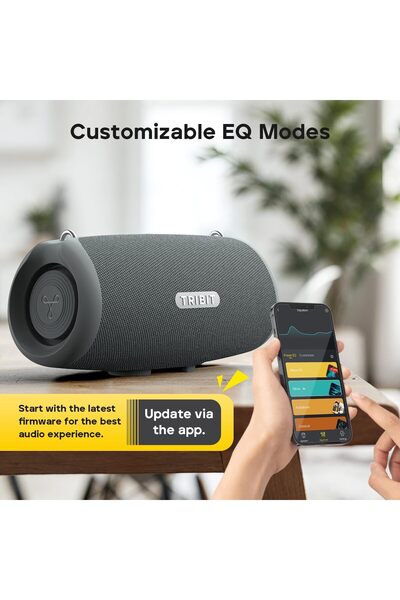 Tribit StormBox Lava Portable Bluetooth Speaker, 80W, IP67, 24H Playtime