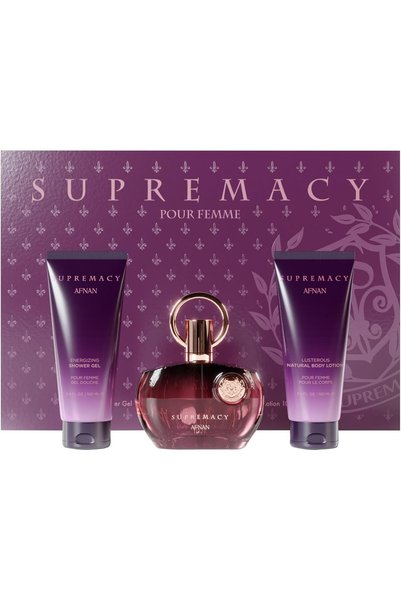 Afnan Supremacy Purple Gift Set – Eau de Parfum 100 ml + Body Lotion 100 ml +...